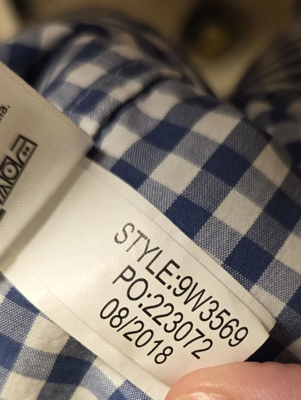 Vineyard Vines Classic Fit Tucker Shirt Blue White Checker Gingham Men's 4X